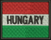 Magyar zászló HUNGARY felirattal